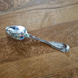 Scottish Sterling Silver Serving Spoon by William Robertson Edmonstoun Antique Georgian 1830