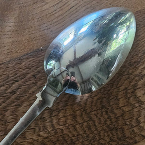 Scottish Sterling Silver Serving Spoon by William Robertson Edmonstoun Antique Georgian 1830