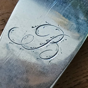 Scottish Stering Silver Edinburgh Assay Stuffing Spoon Antiques Georgian