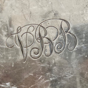 English Sterling Silver Salver Dish by Walker & Hall Antique Edwardian
