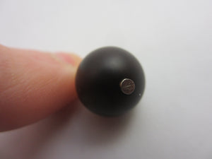 Banded Agate Ball Sphere Pendant or Charm Antique Victorian c1890