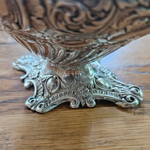 Bon Bon Sweet Basket English Sterling Silver by Lee & Wigfull (Henry Wigfull) Antique Victorian