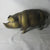 Huge Pig Piggy Money Bank in Brass Vintage c1950