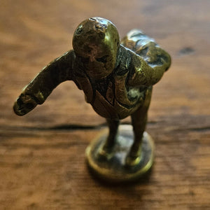 John Bull Bronze Pipe Tamper Smoking Antique Victorian c1860