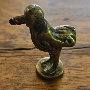 John Bull Bronze Pipe Tamper Smoking Antique Victorian c1860