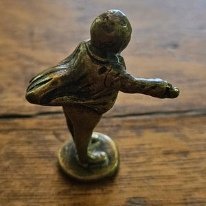 John Bull Bronze Pipe Tamper Smoking Antique Victorian c1860