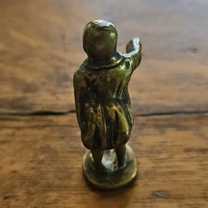 John Bull Bronze Pipe Tamper Smoking Antique Victorian c1860