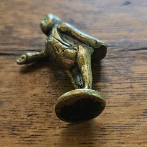 John Bull Bronze Pipe Tamper Smoking Antique Victorian c1860
