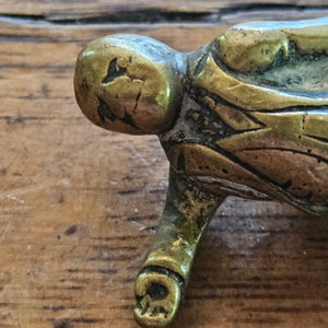 John Bull Bronze Pipe Tamper Smoking Antique Victorian c1860