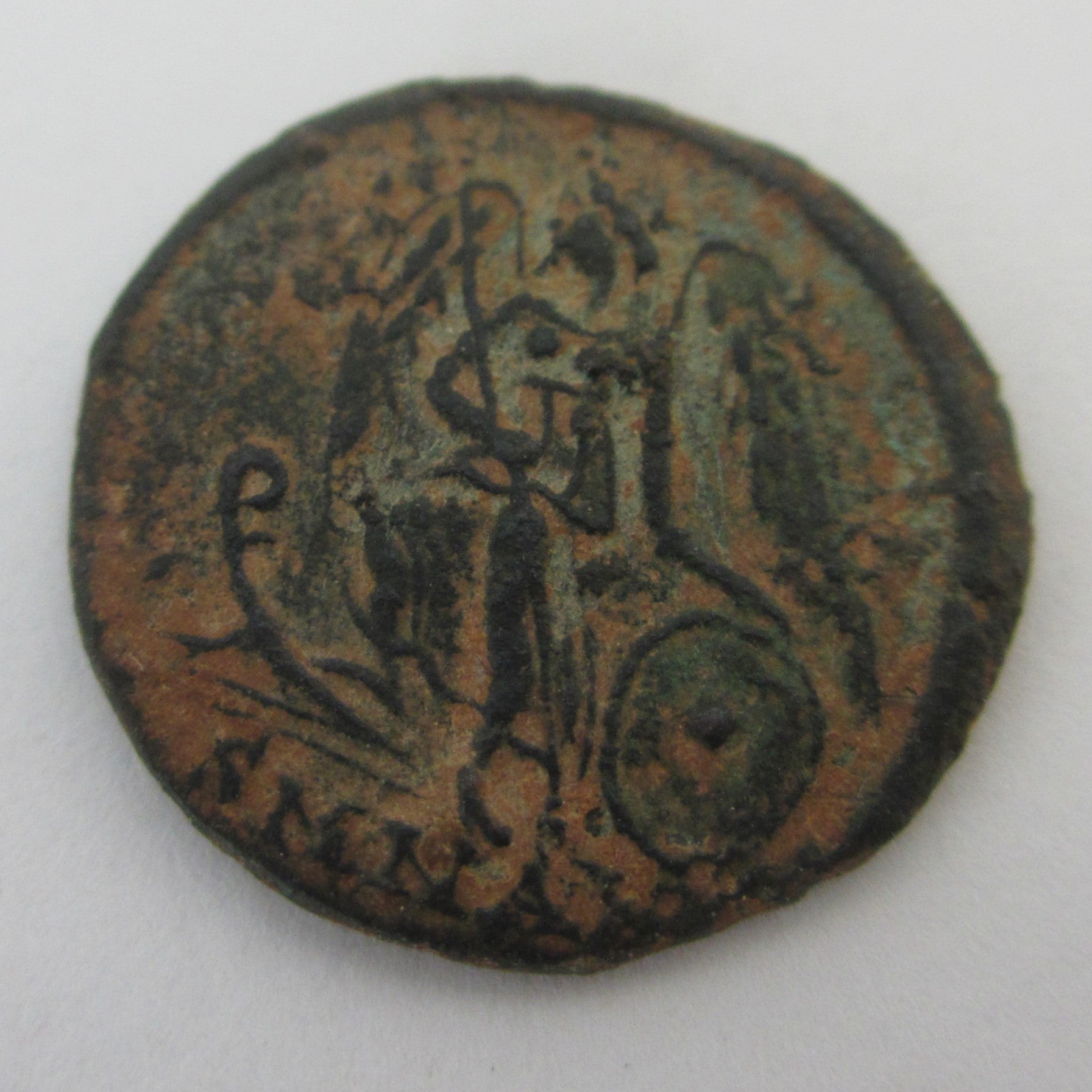 Antique Roman Bronze Consthn Coin
