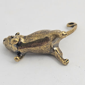 Bronze Mouse Figure Antique Victorian c1890