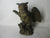 Owl Bird Bronze Desk Ink Well Antique Victorian c1880