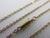 15k Gold Cable Link Chain Necklace 42.6cm / 16.7" Antique Victorian c1890