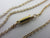 15k Gold Cable Link Chain Necklace 42.6cm / 16.7" Antique Victorian c1890