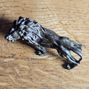 Cast Bronze Lion Figure Antique Victorian