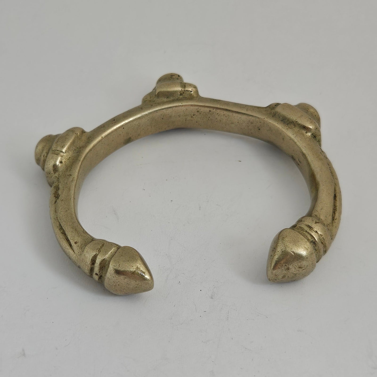 Heavy Childs Silver Bangle Bracelet Antique Victorian c1890