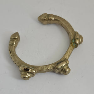 Heavy Childs Silver Bangle Bracelet Antique Victorian c1890