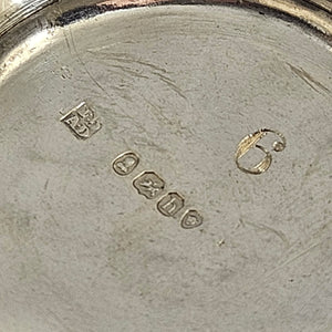 English Sterling Silver Coin Set Counter Box Antique Victorian