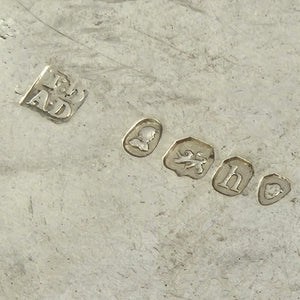 English Sterling Silver Coin Set Counter Box Antique Victorian