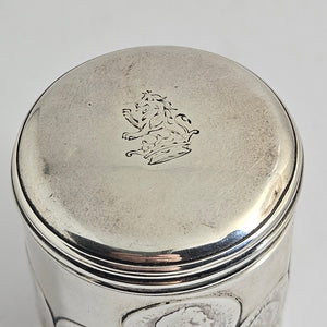 English Sterling Silver Coin Set Counter Box Antique Victorian