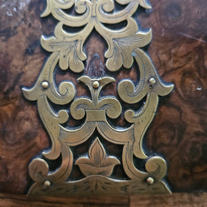 Coromandel Wood Gilded Brass Strapping Book Blotter Antique Victorian c1880