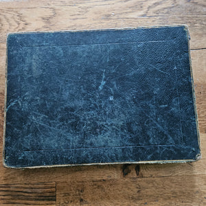 Coromandel Wood Gilded Brass Strapping Book Blotter Antique Victorian c1880