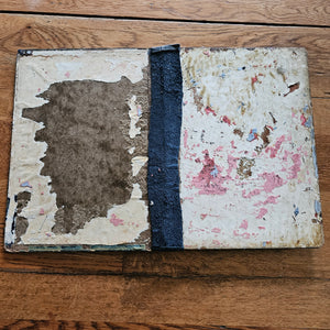Coromandel Wood Gilded Brass Strapping Book Blotter Antique Victorian c1880