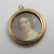 Double Locket 9k Gold Pendant Antique Victorian c1890