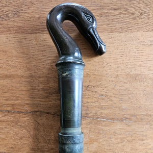 French Bronze Duck, Swan or Bird faucet / tap Handle Antique 19th Century