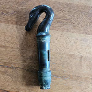 French Bronze Duck, Swan or Bird faucet / tap Handle Antique 19th Century