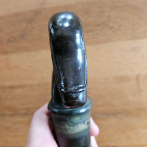 French Bronze Duck, Swan or Bird faucet / tap Handle Antique 19th Century