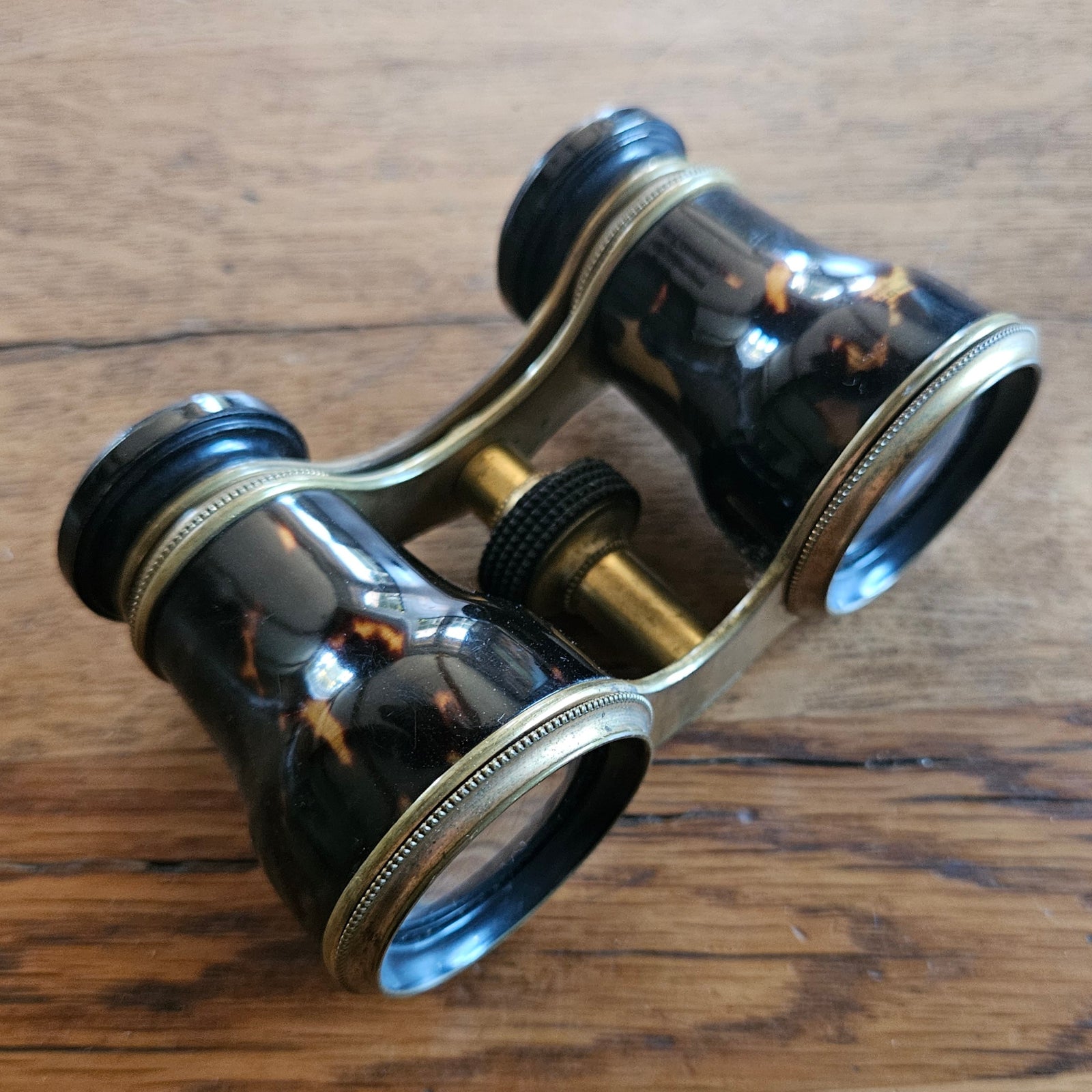 Faux Tortoiseshell Opera Glasses Antique Edwardian c1910