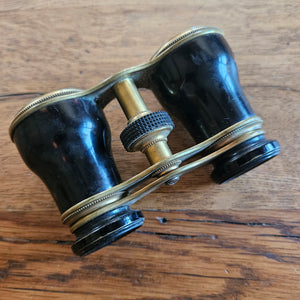 Faux Tortoiseshell Opera Glasses Antique Edwardian c1910