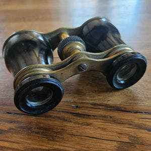 Faux Tortoiseshell Opera Glasses Antique Edwardian c1910