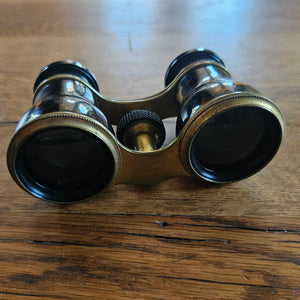 Faux Tortoiseshell Opera Glasses Antique Edwardian c1910