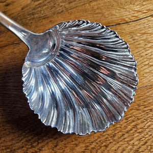English Sterling Silver Fluted Ladle by Samuel White Antique Georgian 1783