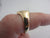 Heart 18k Gold Signet Ring Size UK N+ Antique Victorian 1898
