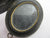 High Relief Cameo Vulcanite Locket Pendant Antique Victorian c1860