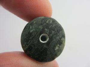 Hunting Scene Marble or Serpentine Roller Seal Bead Antique