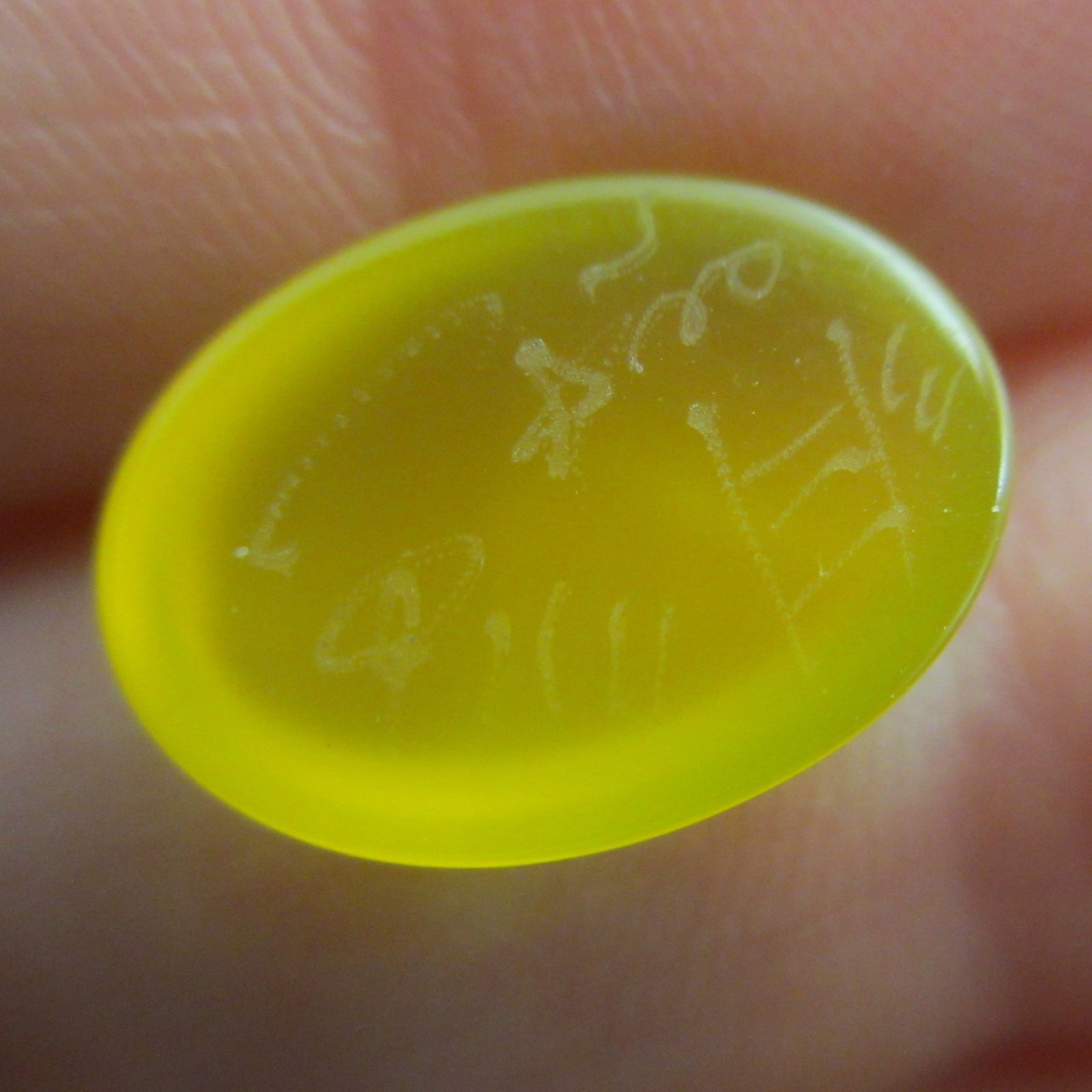 Intaglio Agate Islamic or Arabic Seal Antique c1890