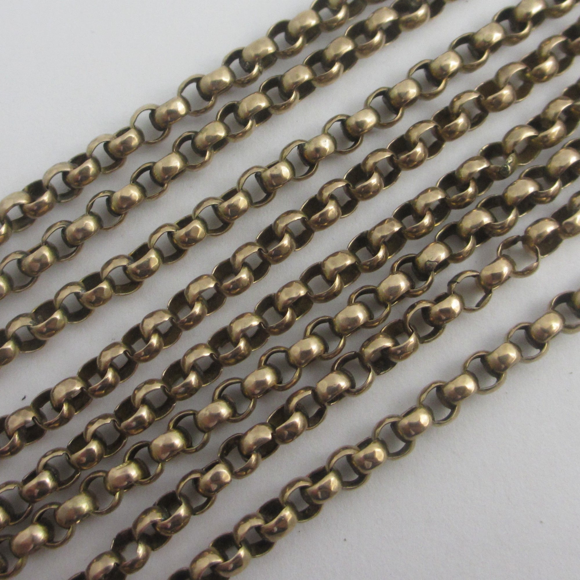 Long Guard Chain Necklace 164cm / 64.5" Antique Victorian c1880