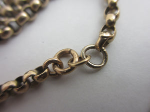 Long Guard Chain Necklace 164cm / 64.5" Antique Victorian c1880