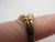 Monogram Initials Chester 9k Rose Gold Signet Ring Size UK P Antique Edwardian
