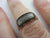 Braided Mourning Hair Enamel 9k Gold Ring Antique Georgian c1820