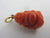 Natural Coral Buddha Pendant or Charm Antique Victorian c1900