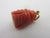 Natural Coral Buddha Pendant or Charm Antique Victorian c1900