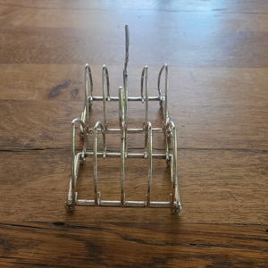 Pair of Breakfast Sterling Silver Toast Racks by William Hutton & Sons Ltd Antique Edwardian 1902