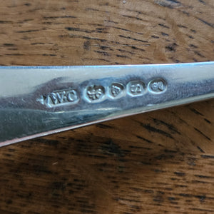 Pair of Regency English Sterling Silver Ladles Shell Detail by William Chawner II Antique Georgian 1813