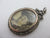 Double Locket Paste in Sterling Silver 9k Gold Rim Pendant Antique Victorian c1890