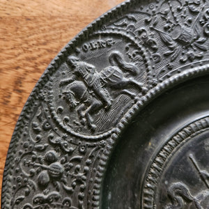 Early Stuart Period Pewter Wall Plate Antique c1620